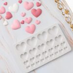 Moule silicone à mini coeurs multisize#2