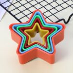 Lot de 5 emporte pièces à biscuit forme étoile