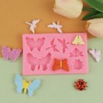 Moule silicone thème papillons et insectes 🐞