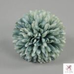 Lot de 10 Fleurs artificielles : chrysanthèmes Couleur Turquoise