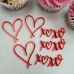Lot de Cake Charms Thème Love couleur Rouge