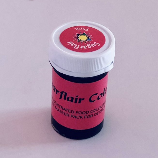57224d56-bc6f-4e17-bc3c-41abb545430f Colorant en pâte alimentaire Sugarflair 25g Rose – Image 1