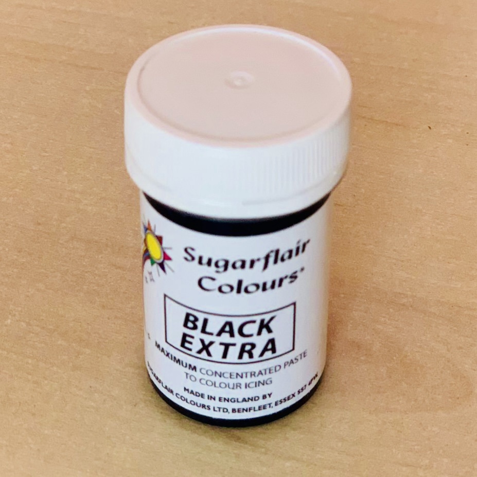 a76774bb-ae49-4c73-a0b2-c0539f120c86 Colorant en pâte couleur Extra Noir 25g Sugarflair – Image 1