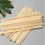 Lot de 10 cake dowels en bois 40x1cm