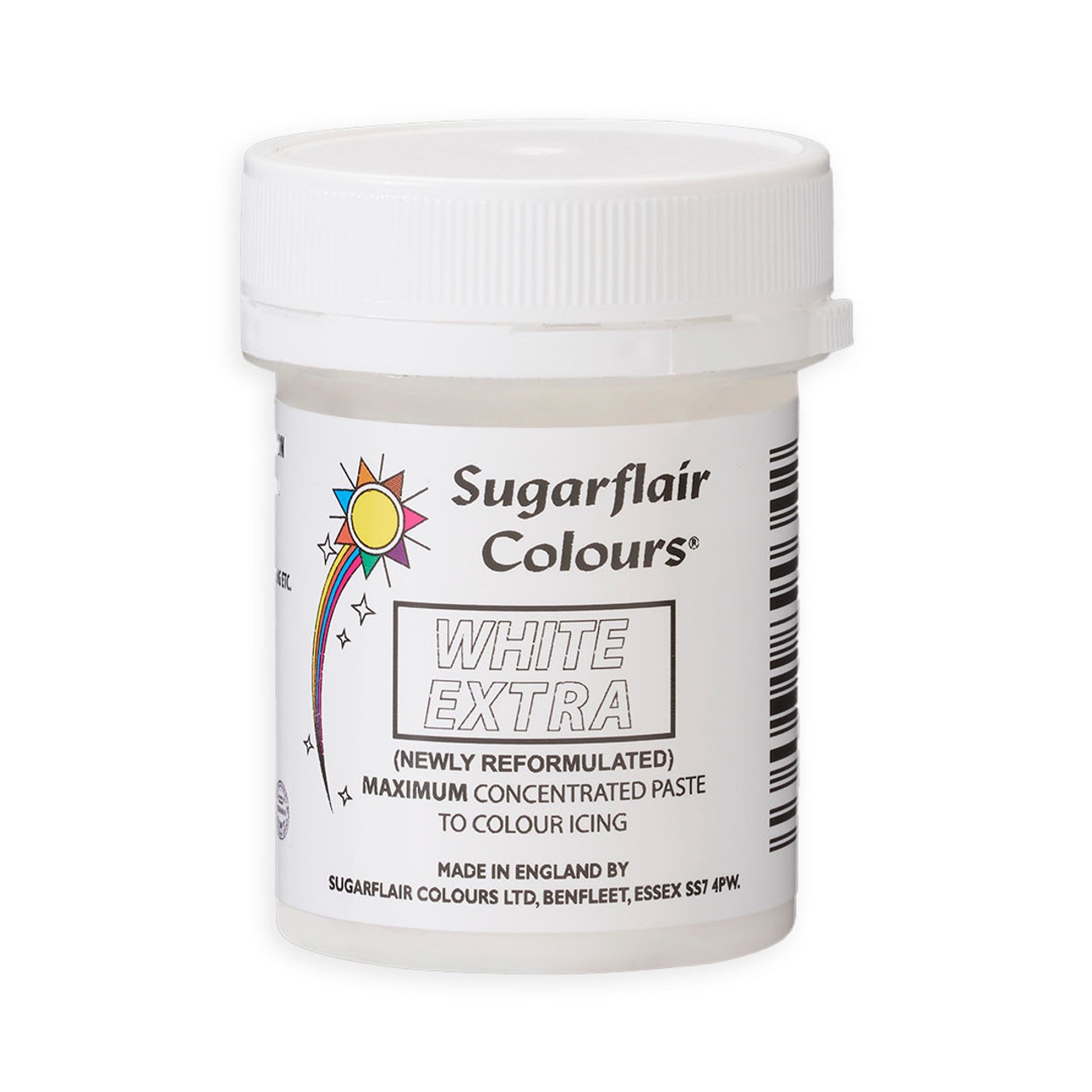 img_6319 Colorant en pâte couleur Extra Blanc 42g Sugarflair – Image 1