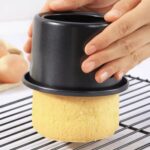 Moule à génoise pour layer cake à fond amovible (hauteur 7cm) Diamètre 10cm