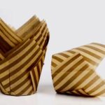 Lot de 50 caissettes tulipe couleur Marron #4