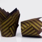 Lot de 50 caissettes tulipe couleur marron#2