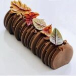 Moule silicone à bûche style Séquoia 25x8x8cm
