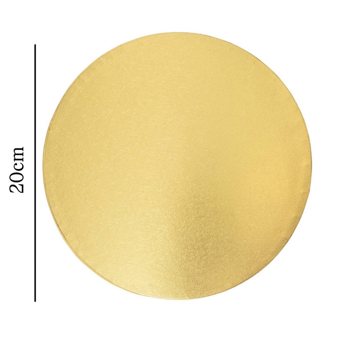 b4e8bafc-d0a1-4e90-b2fb-d51cd9ee127f Cake drum diamètre 20cm épaisseur 1.2cm Couleur Or – Image 1