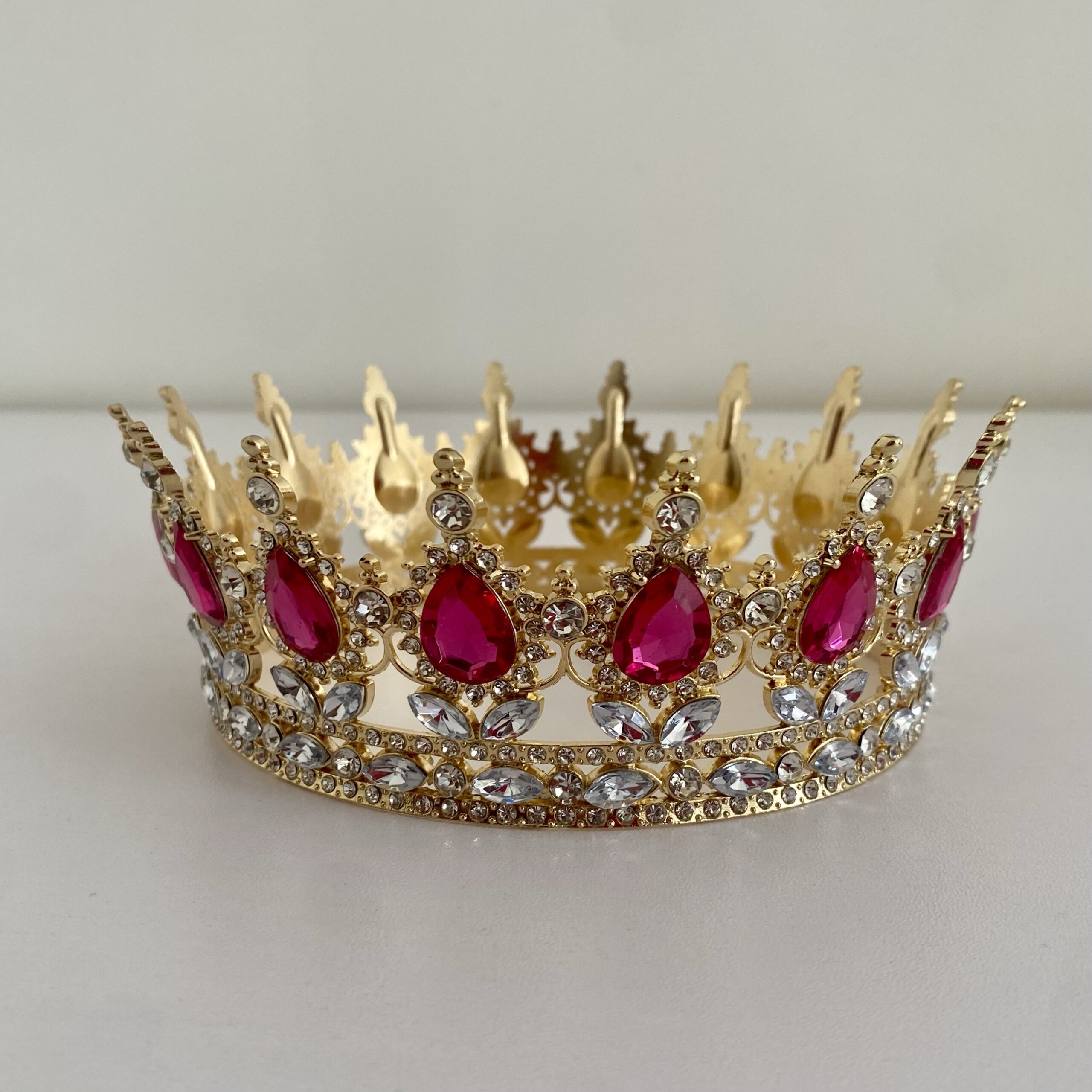 img_7200-4 Couronne pour cake Couleur Rose - Or – Image 1