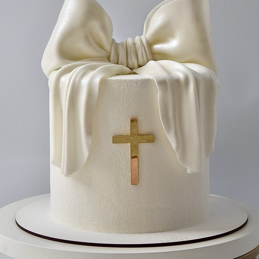 img_9957 Lot de 5 mini cake topper Croix 6cm Couleur Or – Image 1